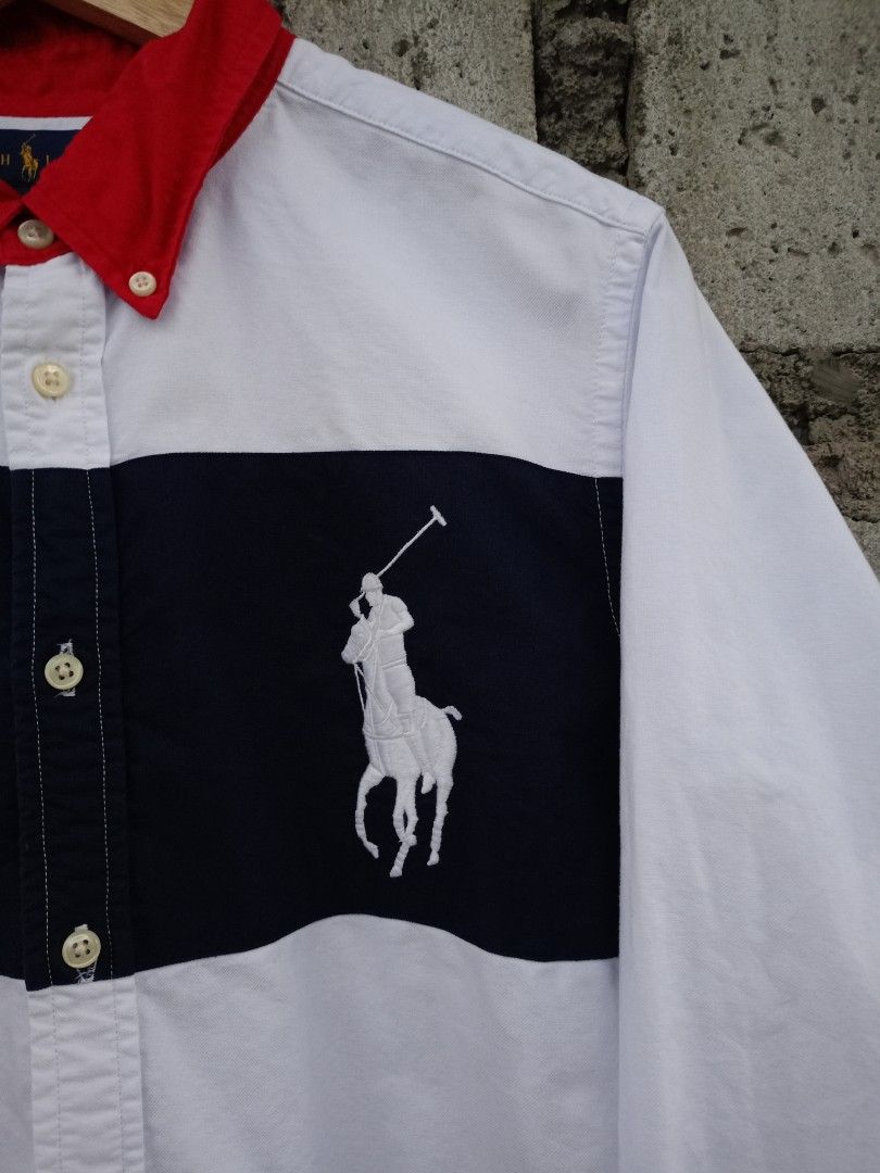 RL Polo White Polo Longsleeve" (Category: Tshirts & Polo Shirts ) located in Manila. Submitted by robco (Listing ID 1466565417, Image 2). Description: RL Polo White Polo Longsleeve" Length in Front - 30 Width - 21 Size - L Color rate - 9.5 or better/10 Excellent Condition Issue - Pinholes MINE - 550 #ukayukay #ukayukayphilippines #bidding #Ralphlaurenpoloshirt.