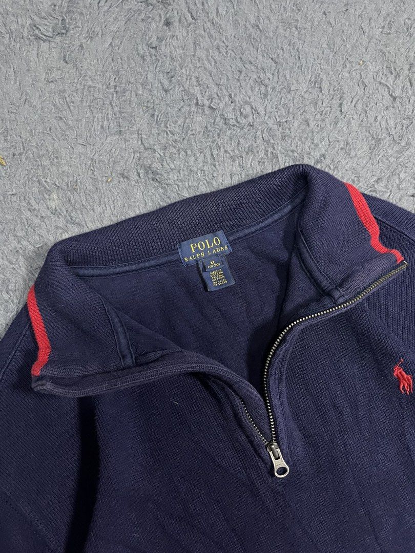 RL qzip (Category: Formal Shirts) located in Aurora. Submitted by dl.thrift06 (Listing ID 1466769890, Image 2). Description: Ralph Lauren quarter zip Favvv🔥🔥 Excellent condition 9.9/10 color rate Issue: ❌ Size on tag: XL Waist: 20 Length: 28 👕Need Wash 📦Buyers will shoulder shipping fee. 📸Product color may slightly vary due to lighting during photoshoot or to your monitor settings. ⚠️Joy/flaker will be posted! ⚠️No deleting comments… more.