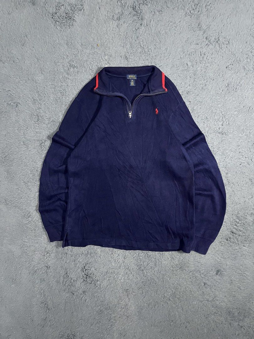 RL qzip (Category: Formal Shirts) located in Aurora. Submitted by dl.thrift06 (Listing ID 1466769890, Image 1). Description: Ralph Lauren quarter zip Favvv🔥🔥 Excellent condition 9.9/10 color rate Issue: ❌ Size on tag: XL Waist: 20 Length: 28 👕Need Wash 📦Buyers will shoulder shipping fee. 📸Product color may slightly vary due to lighting during photoshoot or to your monitor settings. ⚠️Joy/flaker will be posted! ⚠️No deleting comments… more.