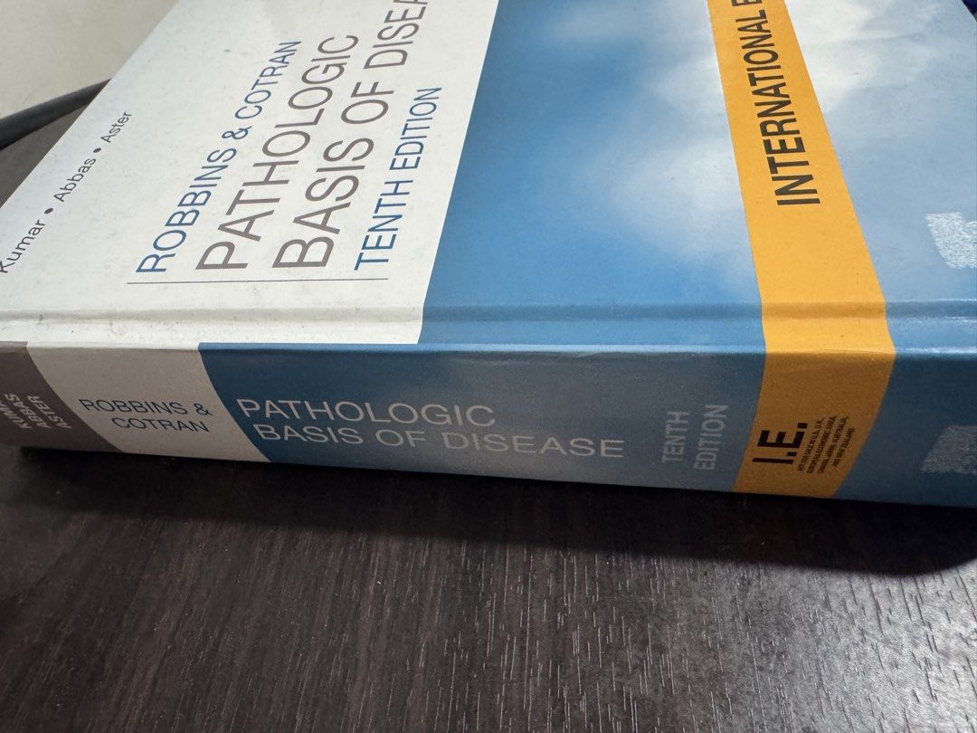 Robbins and Cotran Pathologic Basis of Disease Tenth Edition (Category: Textbooks) located in Valenzuela. Submitted by tricegonzales (Listing ID 1466596031, Image 2). Description: - Title: Robbins and Cotran Pathologic Basis of Disease, 10th Edition - Authors: Kumar, Abbas, and Aster - Edition: Elsevier International Edition - Condition: Heavy hardcover, clean pages - Ideal for: Medical students, healthcare professionals, and board exam prep - Co