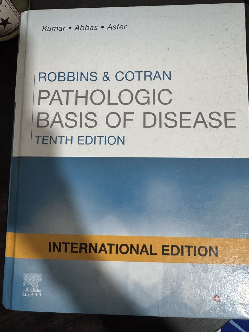 Robbins and Cotran Pathologic Basis of Disease Tenth Edition (Category: Textbooks) located in Valenzuela. Submitted by tricegonzales (Listing ID 1466596031, Image 1). Description: - Title: Robbins and Cotran Pathologic Basis of Disease, 10th Edition - Authors: Kumar, Abbas, and Aster - Edition: Elsevier International Edition - Condition: Heavy hardcover, clean pages - Ideal for: Medical students, healthcare professionals, and board exam prep - Co