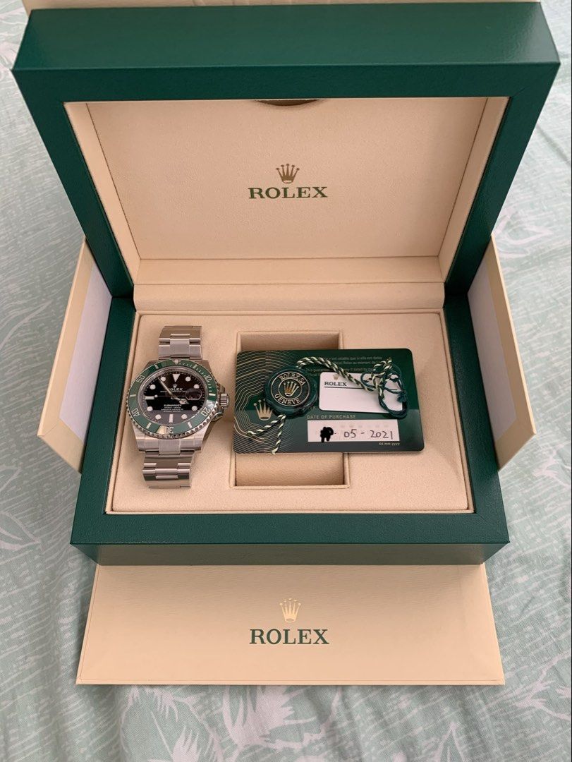 126610LV Rolex Submariner Date 綠圈 撈 綠水鬼 2021 5月咭 （分類：手錶）位於 Hong Kong。 由 denchu147 提交（商品編號 1466601741，圖片 1）。簡介： Full set, 新淨 正常使用花痕，冇大花 銀行面交，現金/FPS/銀行櫃檯過數 上行+1000，如成交可總價扣回。