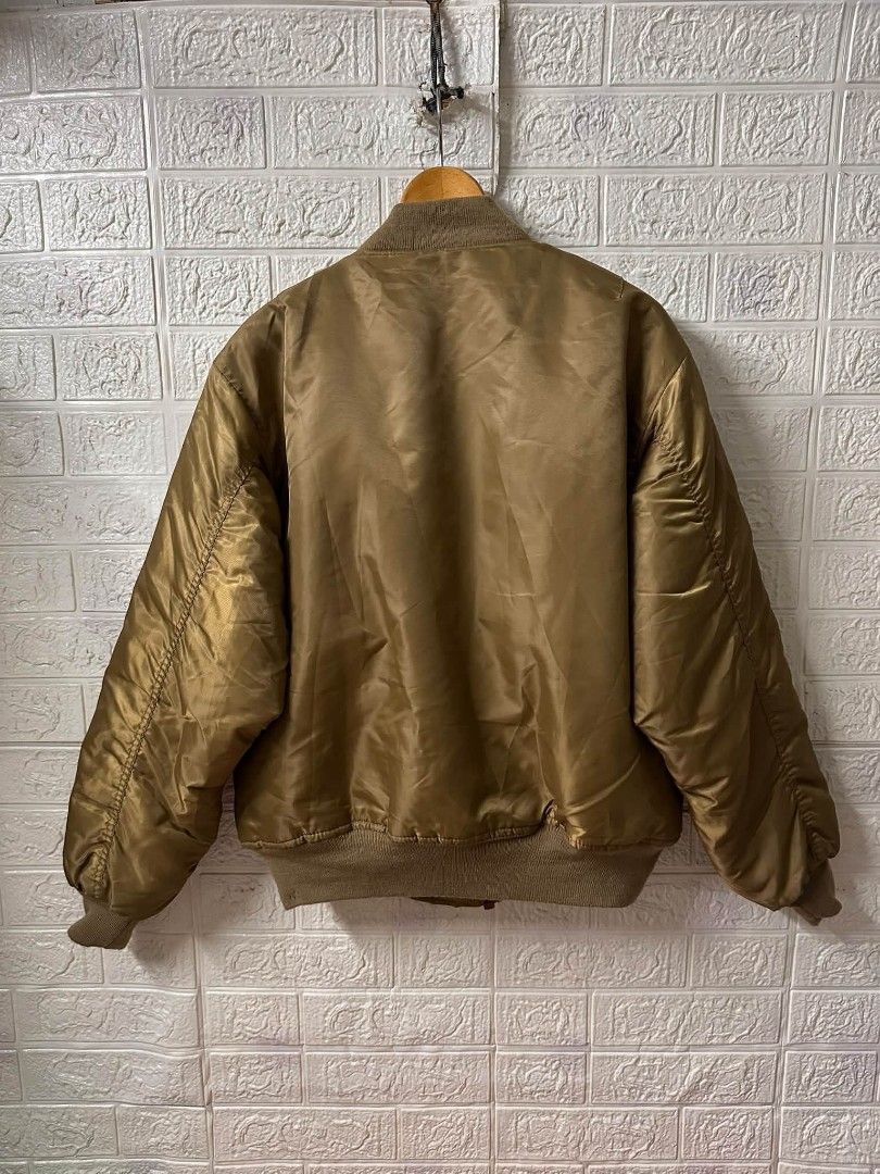 Rothco M-1 FLIGHT JACKET (Category: Coats, Jackets and Outerwear) located in Bacoor. Submitted by arlenelamery (Listing ID 1466773180, Image 3). Description: ROTHCO M-1 FLIGHT JACKET AUTHENTIC EXCELLENT CONDITION NO ISSUE SIZE MEDIUM ON TAG SIZE ACTUAL VIA TAPE MEASURE W24 PIT TO PIT L25 SLEEVE 25 PRICE 2300 + SF PM MODE OF PAYMENT TRU GCASH LOC CAVITE.