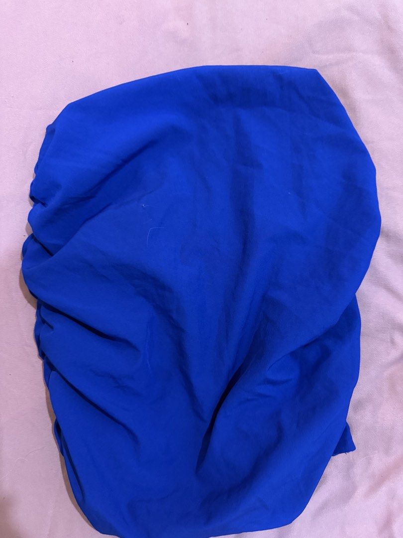 Royal blue ruched mini skirt bodycon (Category: Skirts) located in Manila. Submitted by mightystone-d948cd (Listing ID 1466771915, Image 2). Description: - Color: Bright royal blue - Fit: Bodycon, stretchy material that hugs curves - Rise: Mid-waist - Detail: Heavy ruching along both sides - Styling: Versatile for nights out with heels or casual with sneakers.