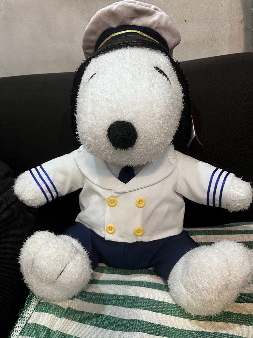 Sailor Snoopy (McDonald's PEANUTS Snoopy Collection) (Category: Plushies & Soft Toys) located in Manila. Submitted by jelleyfish.shark (Listing ID 1466686138, Image 1). Description: Rfs: Need space Issue: has small stains on the back, but a bit noticeable .