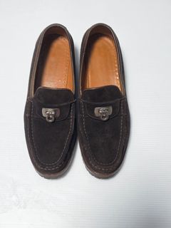 Salvatore Ferragamo Studio Gancini Loafers US 7.5 3E Black, Men's ...