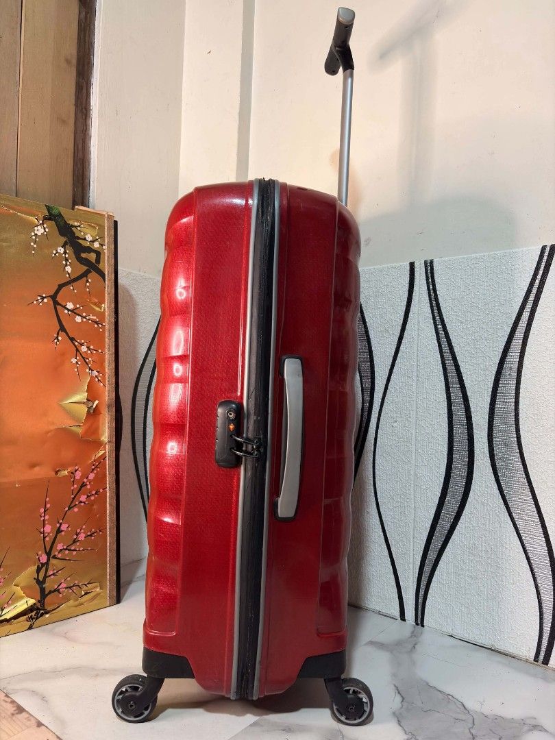 Samsonite Cosmolite (Category: Luggage) located in Manila. Submitted by jzjapansurplus (Listing ID 1466587047, Image 3). Description: 🇯🇵IMPORTED FROM JAPAN SAMSONITE BLACK LABEL FIRELITE SPINNER LARGE SIZE LUGGAGE 🇯🇵 🎯 TSA CODED LOCK 🎯 SUPER LIGHTWEIGHT 🎯 SMOOTH 360 WHEELS ROTATION 🎯 HIGH QUALITY FIBER POLYCARBONATE CASE 🎯 COMFORTABLE TOP AND SIDE HANDLE CARRY 🎯 SMOOTH PUSH HANDLE TROLLEY 🎯 WIDE SPACE CAPACITY NO ISSUE.. MINIMAL MARK O