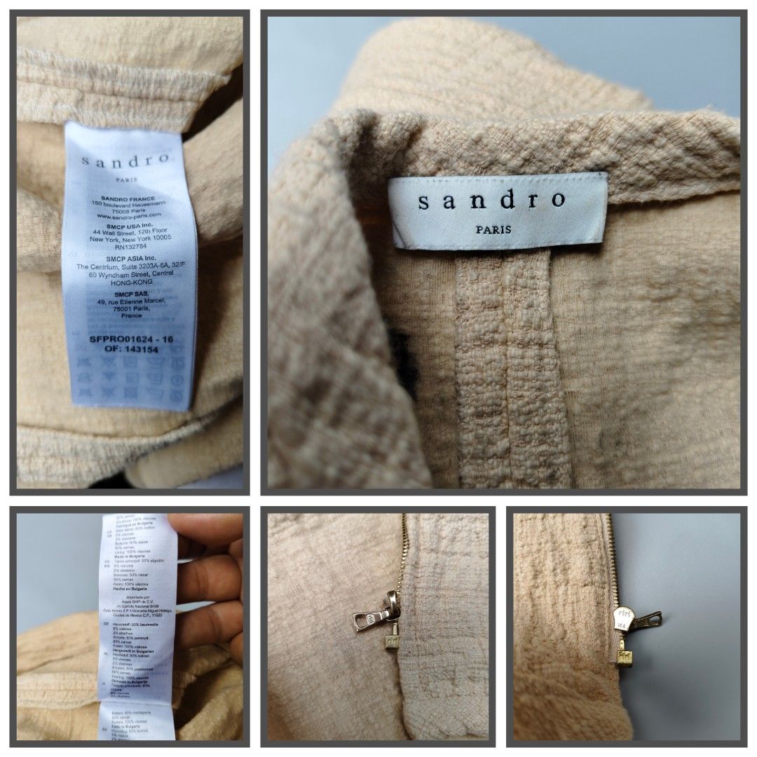Sandro Paris (RIRI ZIP) sleeveless (Category: Dresses) located in Baguio. Submitted by archival_thrifted.ph. (Listing ID 1466648295, Image 2). Description: FOR SALE‼️ .SANDRO PARIS SLEEVELESS DRESS . EXCELLENT CONDITION .RIRI ZIP .PHP 1980 PLUS SF .❌❌ COP/COD .MOP GCASH .COURIER J&T .BAGUIO AREA .DM FOR SURE BUYER TY.