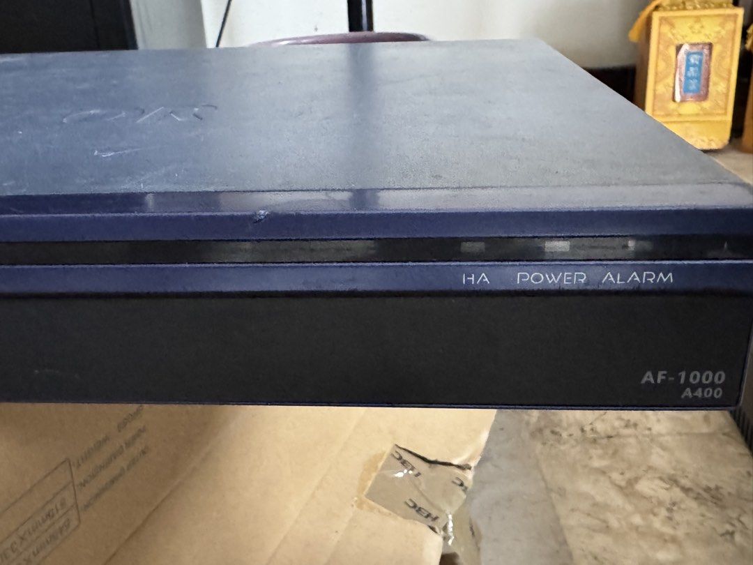 Sangfor AF-1000 V8.0 Firewall (Category: Networking) located in Manila. Submitted by snowjemfri62047 (Listing ID 1466604235, Image 3). Description: - Model: Sangfor AF-1000 V8.0 Network Firewall - Front Ports: Console, USB, ETH1 to ETH3 ethernet ports, and manage port - Rear Features: Power switch, AC power socket, and cooling fan vents - Power Supply: 110-240V AC .
