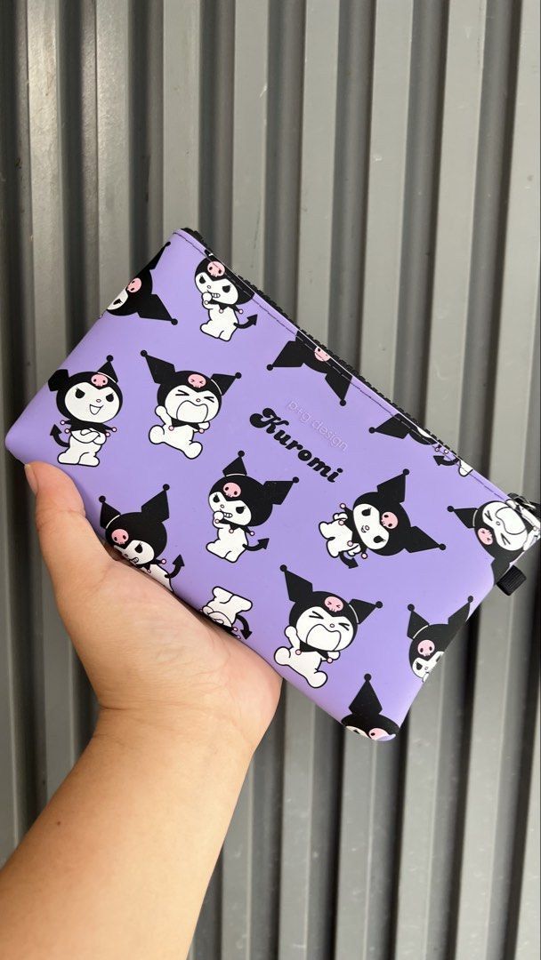 SANRIO KUROMI SILICONE POUCH (Category: Purses & Pouches) located in Baguio. Submitted by vercale (Listing ID 1466606047, Image 1). Description: SANRIO KUROMI SILICONE POUCH Size 8” width x 5” height Like New Condition No flaws From Personal Box Php 350 only LP 🙏.