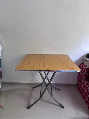 Scandinavian Minimalist Modern Foldable Table (Category: Tables & Sets) located in Manila. Submitted by t_declutters (Listing ID 1466719372, Image 1). Description: ‼️ORIG PRICE: 1,500-2,000‼️ RFS: redecorating.