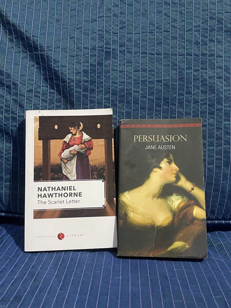 Scarlet letter A and Persuasion (Category: Storybooks) located in Manila. Submitted by mastrilial42115 (Listing ID 1466682105, Image 1). Description: feel free to send a message if you have questions.