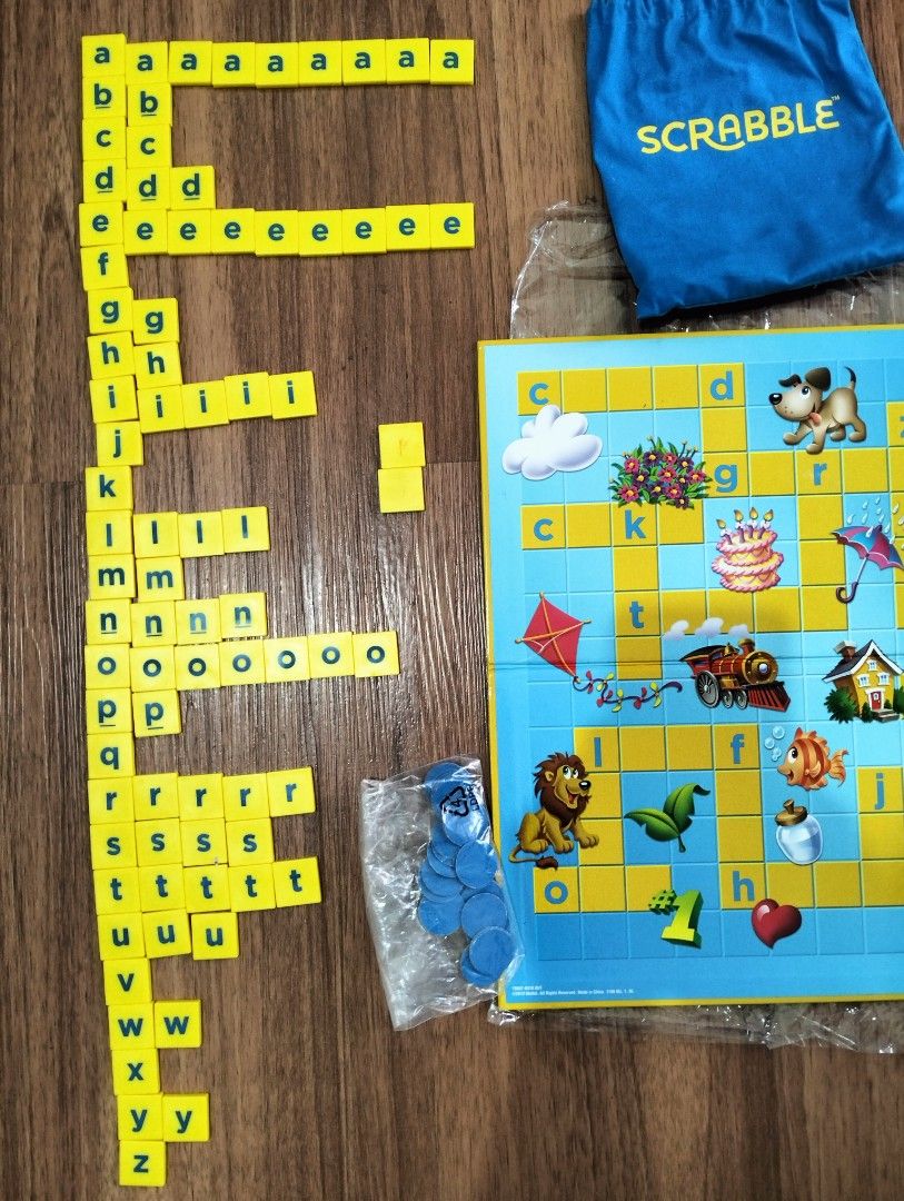 Scrabble Junior (No box) (Category: Board Games & Puzzles) located in Baguio. Submitted by toys_of_yesteryear (Listing ID 1466693267, Image 2). Description: 📌loc. Baguio ✅ Junior Scrabble. Buy as is, what you see is what you get. Board + Letters and Pouch only No box (nagmolds) , hindi k na isasama Conditon: Lightly used ✅Price: 450.00 + sf. 👉Mop: Gcash 👉Mod: J&T only These are carefully hand-picked, hard-to-find pieces sourced from multiple s