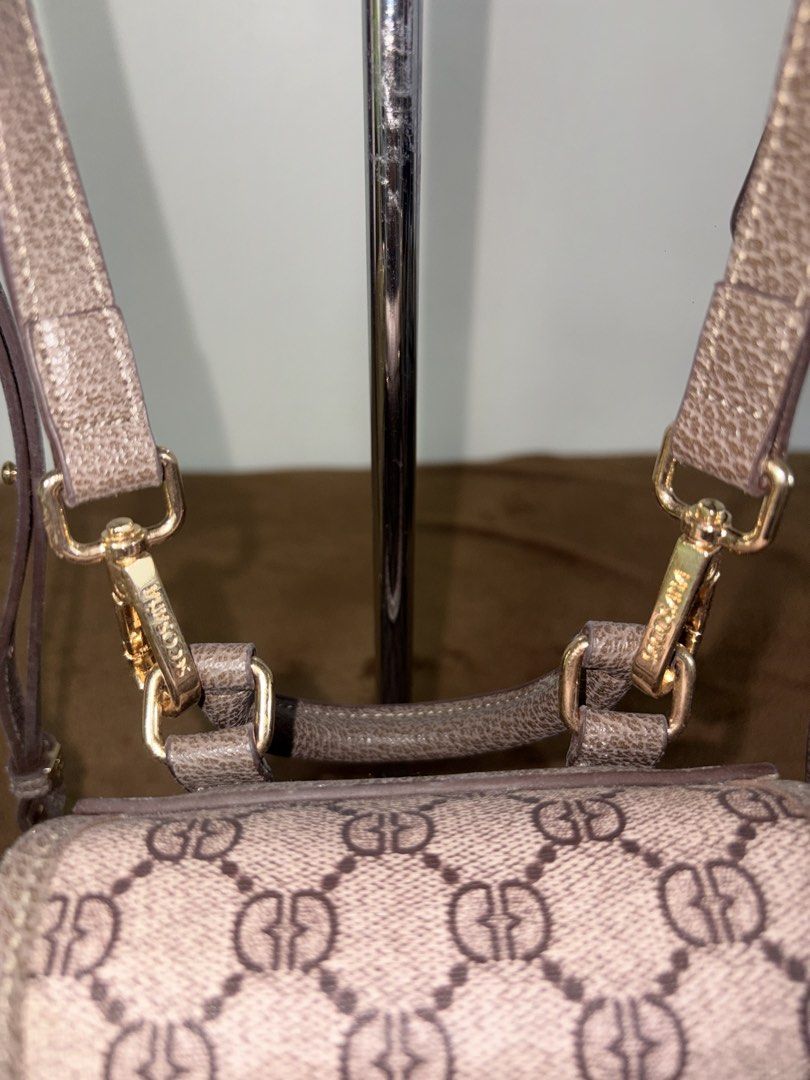 Secosana Monogram Print Convertible Backpack Bag (Category: Backpacks) located in Baguio. Submitted by maje_mori (Listing ID 1466693792, Image 2). Description: - Condition: 🫶never been used but no packaging (natambak lang) - Detail: Adjustable and convertible for multiple carrying options Secosana Bag .