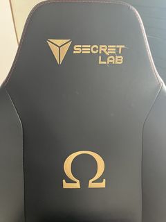 Secretlab Omega 2020 Gaming Chair Black, Furniture & Home Living ...