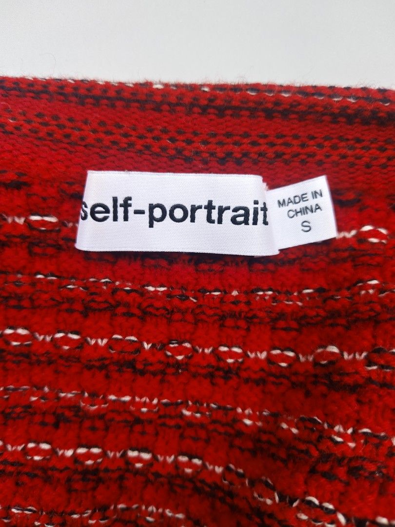 SELF PORTRAIT (TWEED) good as new (Category: Coats, Jackets and Outerwear) located in Baguio. Submitted by archival_thrifted.ph. (Listing ID 1466658739, Image 2). Description: FOR SALE‼️ .SELF PORTRAIT TWEED . EXCELLENT CONDITION .SIZE SMALL ON TAG .PHP 3980 PLUS SF .❌❌ COP/COD .MOP GCASH .COURIER J&T .BAGUIO AREA .DM FOR SURE BUYER TY.