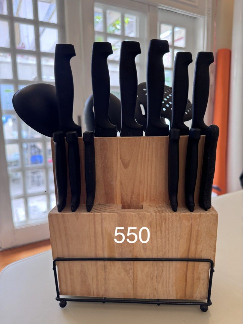 set of utensils (Category: Knives & Chopping Boards) located in Quezon City. Submitted by sylviasofia (Listing ID 1466767440, Image 2). Description: set.
