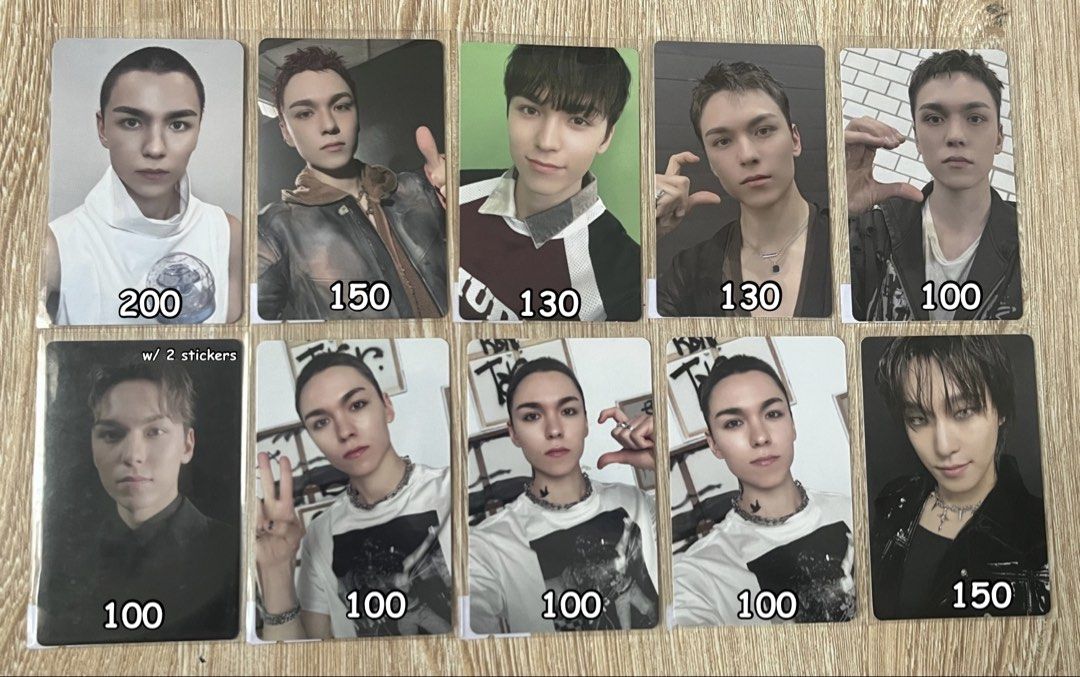 seventeen photocards (Category: Stationery & School Supplies) located in Makati City. Submitted by shophallyuwantph (Listing ID 1466626417, Image 2). Description: seventeen svt photocards poca pcs - ww, mh, dk, mg, sk, vn, dn - check each pic for price - ratio : no ratio - mint conditions PAYO 50% DP || 50% 2 week DOP.
