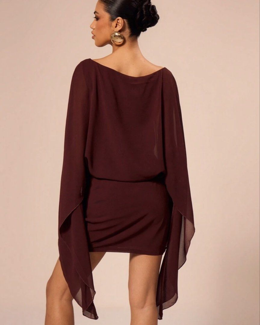 SHEIN MUSERA boat neck sleeve mini dress (Category: Dresses) located in Valenzuela. Submitted by julijulyxoxo (Listing ID 1466586921, Image 2). Description: used only once‼️ MOP: maribank, gcash, maya MOD: J&T Express Item is unwashed. Please wash immediately before wearing! 📍san miguel bulacan .