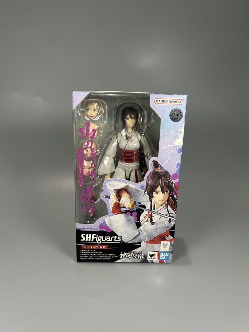 s.h.figuarts Yamada Asaemon Sagiri (Category: Action & Battle Toys) located in Quezon City. Submitted by thehivetoysph (Listing ID 1466644232, Image 1). Description: ‼️‼️ FOR SALE ‼️‼️ 🂠 ITEM: S.H.Figuarts Yamada Asaemon Sagiri 🂠 BRAND: Bandai S.H.Figuarts 🂠 PRICE: 1699 Includes: • Yamada Asaemon Sagiri action figure • Interchangeable face plates, hands, and accessories • Original Bandai Namco packaging 📦 Back in Box — Figures are kept in the