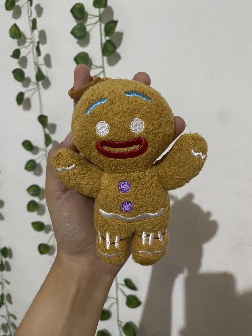 Shrek Gingerbread Man Plush Charm (Category: Plushies & Soft Toys) located in Guagua. Submitted by toy_corner (Listing ID 1466565408, Image 2). Description: Brandnew condition NO ISSUE Pampanga loc MOP: GCASH J&t courier.