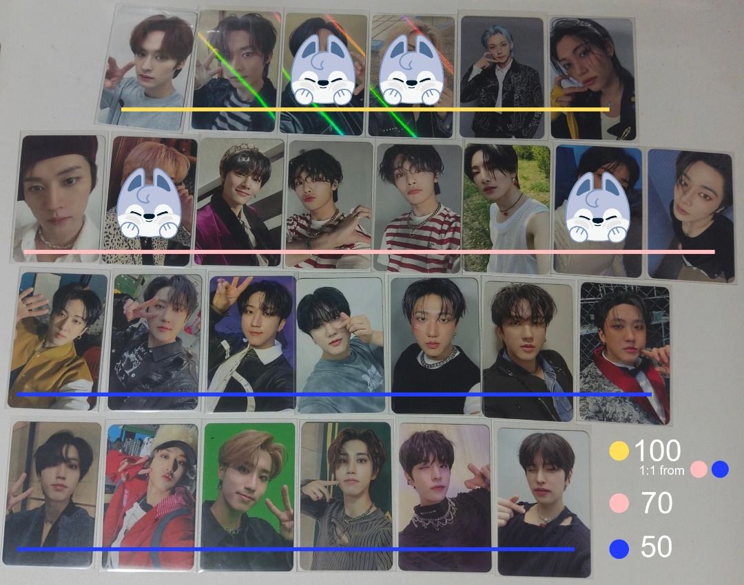 skz assorted pcs (Category: K-Wave Merchandise) located in Calabanga. Submitted by gnabcartz (Listing ID 1466537795, Image 1). Description: wts lfb ph assorted skz pcs 𖹭 MINCHANTOBER SALE 🐺🐰 🎀 #airisells prices: in photo + pf + sf x sensi dm to claim/inquire! ⌗ skz stray kids bang chan lee know changbin hyunjin han felix seungmin i.n pob photocards.