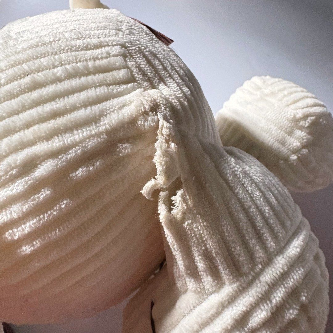 Snoopy Corduroy Brown White Medium plush (Category: Plushies & Soft Toys) located in San Fernando. Submitted by lovemypreloveddd (Listing ID 1466661174, Image 2). Description: this is big No stain, may damaged lang talaga 𐙚 ₊˚⊹♡ PRELOVED NOTE ♡⊹˚₊ 𐙚 These are preloved pieces, so please expect signs of love/use ♡ Please manage your expectations when buying preloved hehe 🫶🏻 Minor imperfections are normal and part of their preloved charm! ✿ Plea