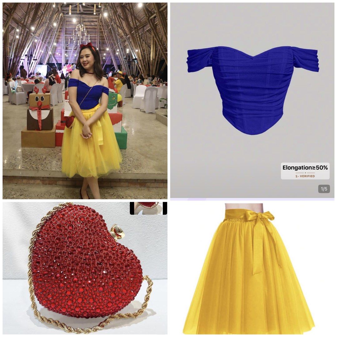 Snow White Costume (Category: Sets or Coordinates) located in Dumaguete. Submitted by mayvencielo (Listing ID 1466771589, Image 1). Description: Snow white costume worn once, in good condition. Perfect for upcoming costume party. .
