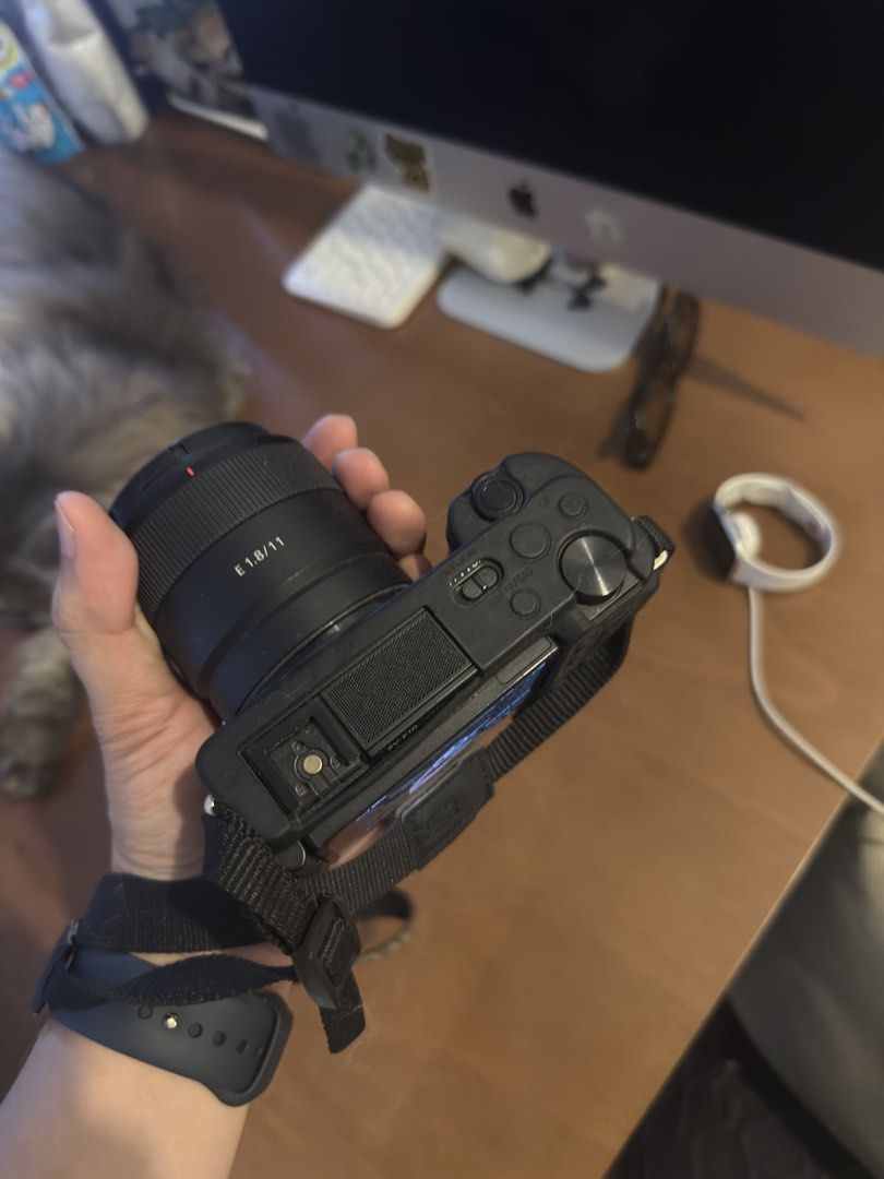 Sony Alpha ZV-E10 Mirrorless Camera with E 1.8/11 Lens (Category: Cameras) located in Del Monte. Submitted by jccabunag (Listing ID 1466580001, Image 3). Description: - Sony mirrorless camera setup - Includes E 1.8/11 lens - Comes with black silicone protective body case and black neck strap - Fully functional LCD screen - Compact and lightweight design - Ideal for content creation, vlogging, and everyday photography.