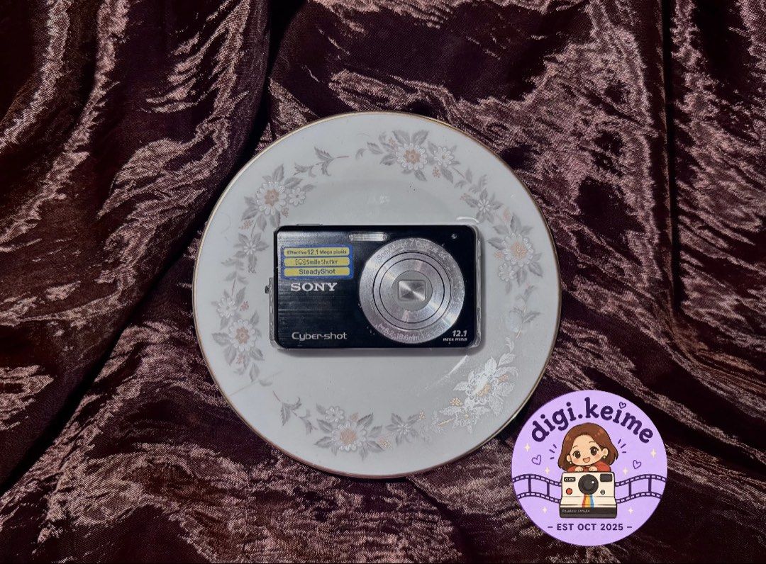 Sony Cybershot DSC W190 [preloved] (Category: Cameras) located in Manila. Submitted by digi.keime (Listing ID 1466565592, Image 1). Description: 📷 Sony Cybershot DSC W190 💰₱4,499 [REPRICED] ୨୧ ── QUICK SPECS ── ୨୧ ♡ 12.1 MP CCD ♡ Intelligent Auto♡ 3× Optical Zoom Lens ♡ 320 x 240 pixels (30 fps) ୨୧ ── INCLUSIONS ── ୨୧ ♡ Camera unit ♡ Battery ♡ Charger ♡ Memory card ୨୧ ── CONDITION ── ୨୧ ♡ Signs of use (scratches, paint chips, w/out port) ♡ Miss