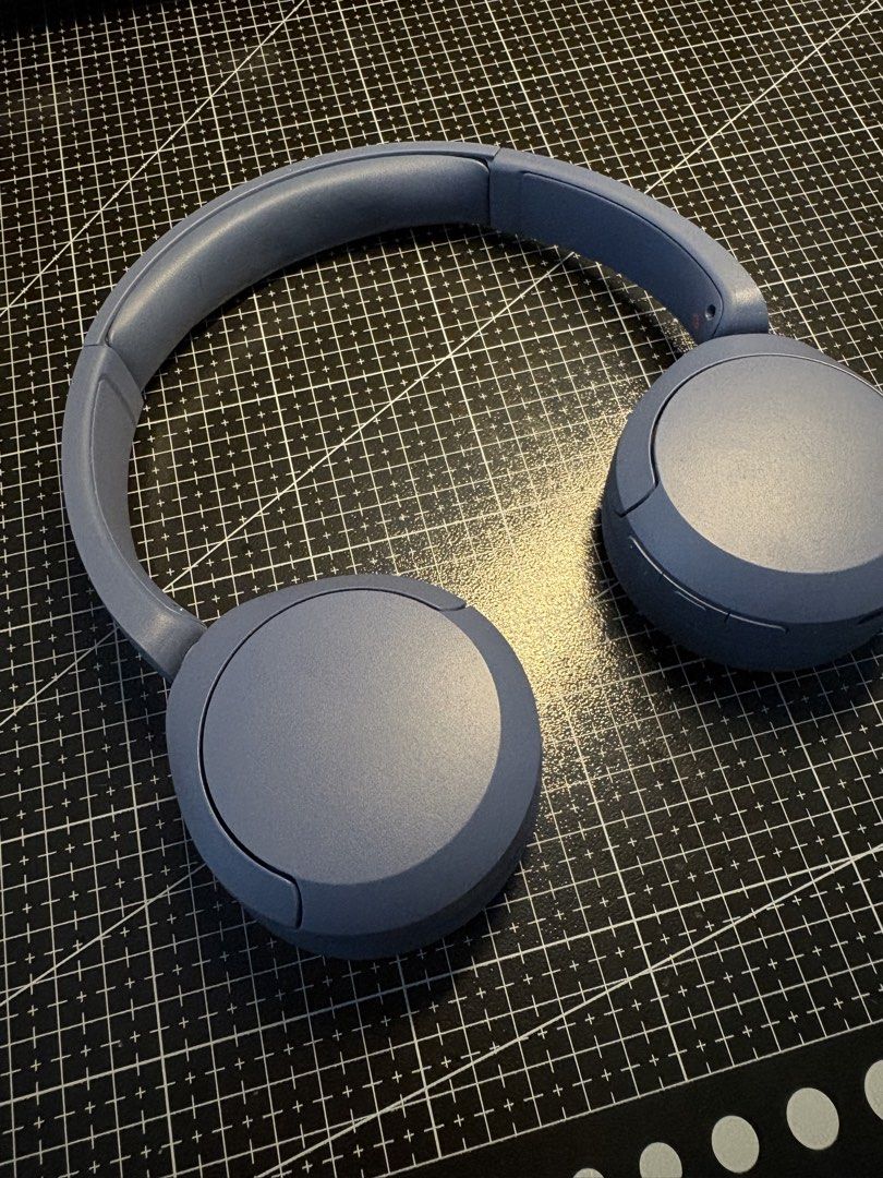 Sony WH-CH520 Wireless Bluetooth Headphones Blue (Category: Headphones & Headsets) located in Manila. Submitted by thriftilaok (Listing ID 1466576159, Image 3). Description: - Brand: Sony wireless headphones - Color: Stylish blue colorway - Design: On-ear with plush cushioned ear pads and adjustable headband - Controls: Built-in buttons conveniently located on the right earcup - Inclusions: Original box, quick start guide, and USB charging cable.