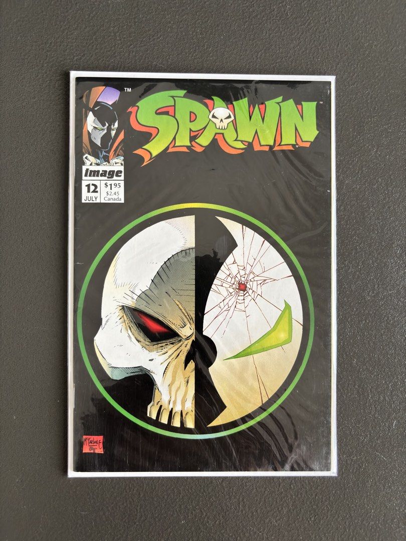 Spawn #12 (1993) Iconic split skull/Spawn mask cover by Todd McFarlane (Category: Comics & Manga) located in Naga. Submitted by dearyesteryear (Listing ID 1466759165, Image 3). Description: FOR SALE: Spawn #12 (1993) Iconic split skull/Spawn mask cover by Todd McFarlane Message me if you’re interested in this one or have a reasonable offer. I’d be happy to help. CLEAN, collector-owned copy. Bagged & boarded since acquisition. A key early issue of