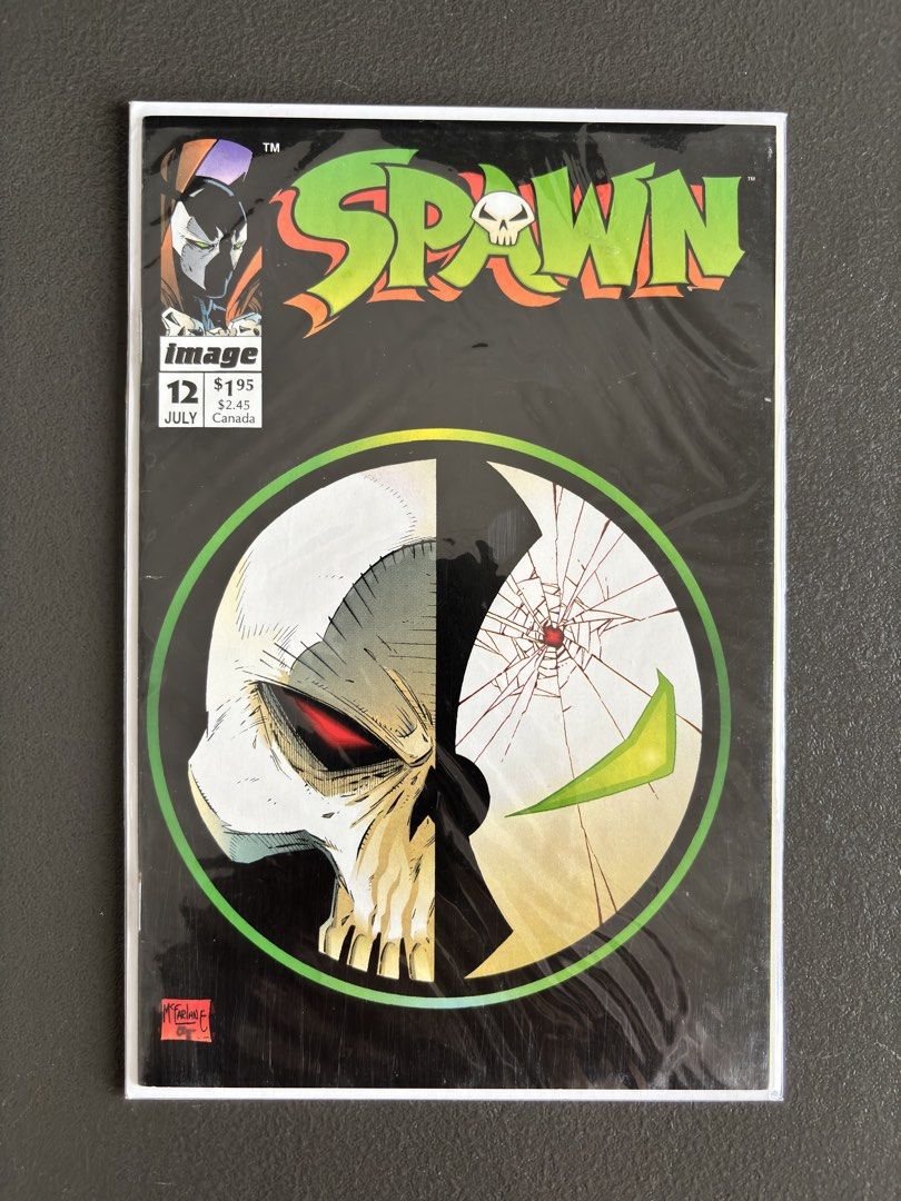Spawn #12 (1993) Iconic split skull/Spawn mask cover by Todd McFarlane (Category: Comics & Manga) located in Naga. Submitted by dearyesteryear (Listing ID 1466759165, Image 2). Description: FOR SALE: Spawn #12 (1993) Iconic split skull/Spawn mask cover by Todd McFarlane Message me if you’re interested in this one or have a reasonable offer. I’d be happy to help. CLEAN, collector-owned copy. Bagged & boarded since acquisition. A key early issue of
