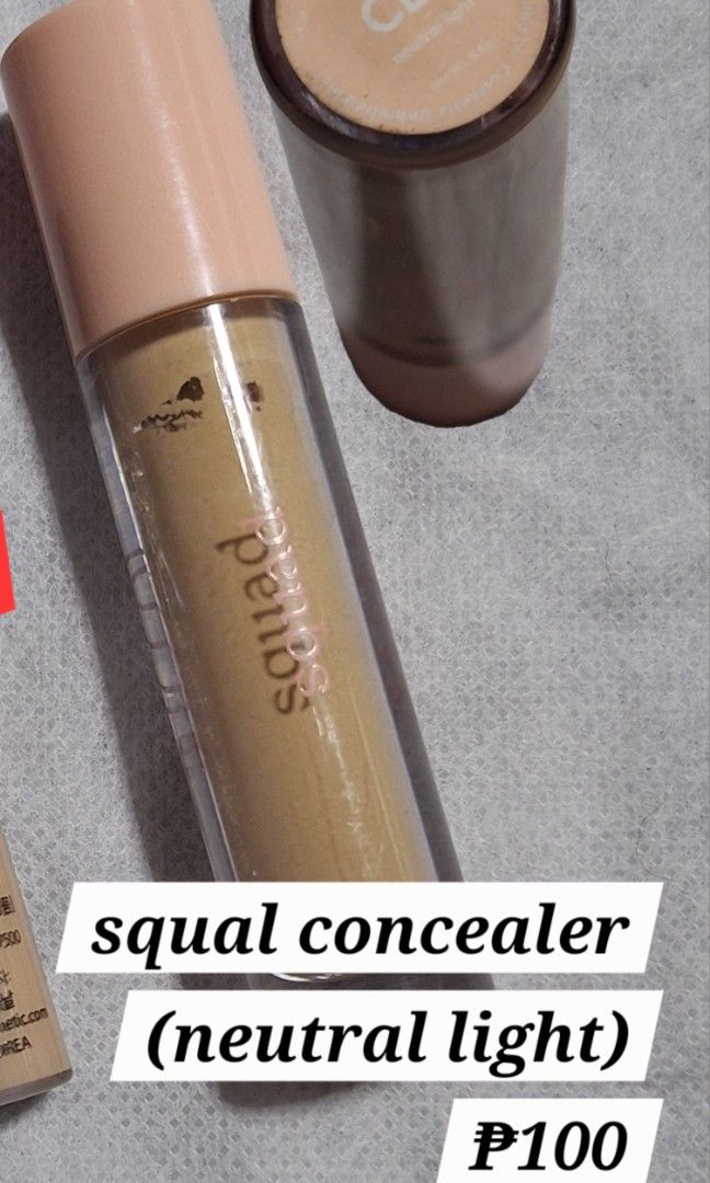Squad Concealer (neutral light) (Category: Makeup) located in Malabon City. Submitted by iamcgv (Listing ID 1466578358, Image 1). Description: payo (x cod) loc: malabon.
