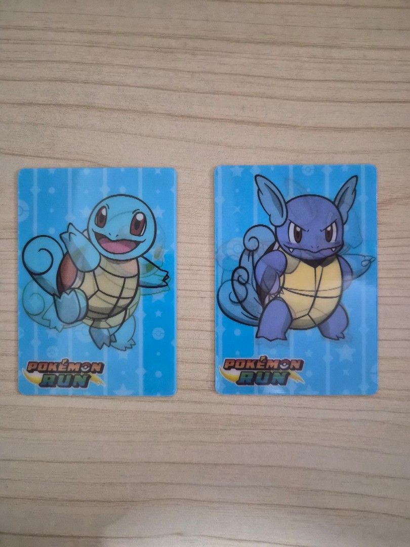 Squirtle + Wartortle lenticular cards (Category: Raw Singles) located in Quezon City. Submitted by closetcornerph (Listing ID 1466627086, Image 1). Description: Take 2 for 600. Final price is posted price. Thanks..