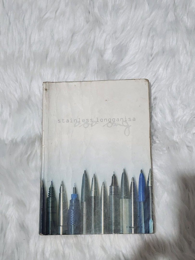 Stainless Longganisa by Bob Ong (Category: Storybooks) located in Manila. Submitted by rionbenedicto (Listing ID 1466588154, Image 1). Description: - Title: Stainless Longganisa by Bob Ong - Format: Softcover / Standard paperback - Condition: Clean and intact pages, with light wear along the cover edges and spine - Highlights: Fun and lighthearted read by the famous anonymous Filipino author.