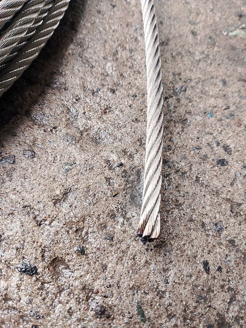 Stainless Wire rope Specs: 4mm (Category: Everything Else Others) located in Manila. Submitted by 09171479278_elsie. (Listing ID 1466649668, Image 2). Description: Stainless Wire rope Specs: 4mm.