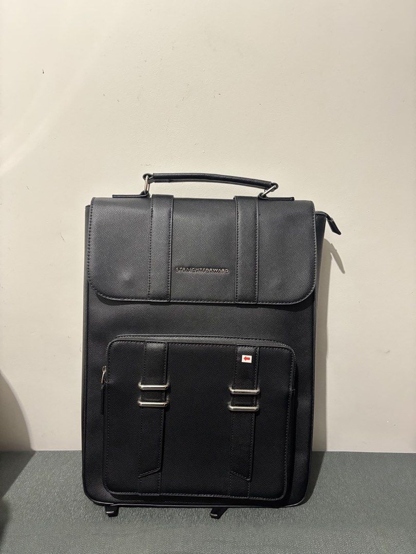 Straightforward | DVL ALTO (Category: Backpacks) located in Makati City. Submitted by justinejay (Listing ID 1466704891, Image 1). Description: Straightforward | DVL ALTO in black Original Price: ₱3,200 Rfs: Impulsive buy, can’t fit all my work stuff Condition is good as new, only used once..
