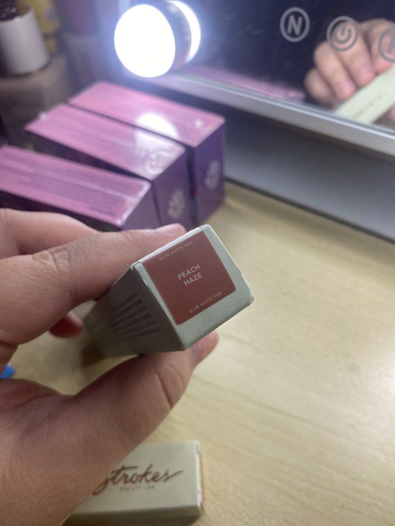 Strokes Blur Matte Kiss (Category: Makeup) located in Manila. Submitted by rgnvrdm (Listing ID 1466565935, Image 2). Description: Shade: peach haze.