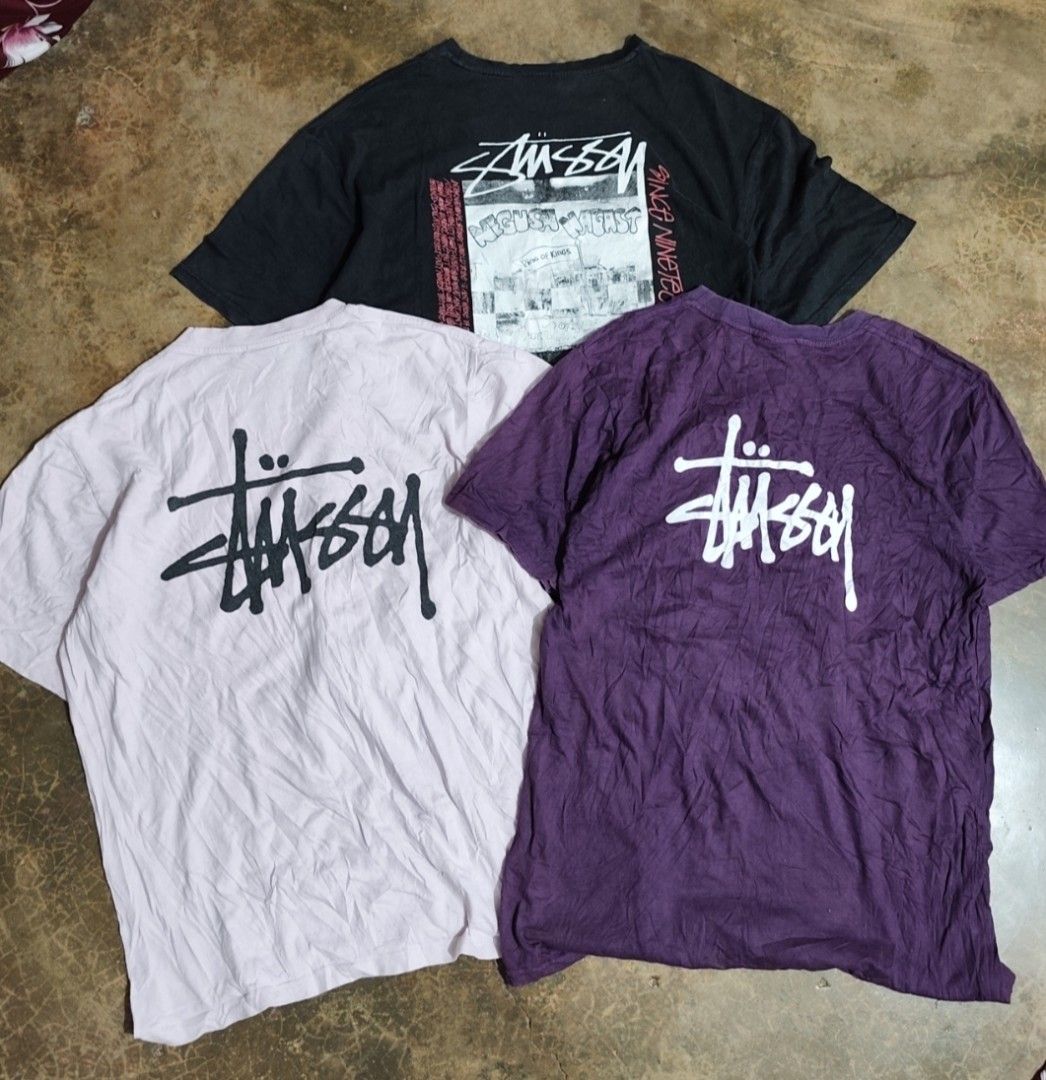 Stussy Basic Logo 🔥 (Category: Tshirts & Polo Shirts ) located in Tabaco. Submitted by thrifttobecool (Listing ID 1466588435, Image 2). Description: Very Good Condition 💯 9.5/10 Color Rate 💯 9.3/10 Collar 📌 20 Width 📌 28 Length 📌 Large ✅ 250 ✅ +sf 📌 Location Bicol ✅.