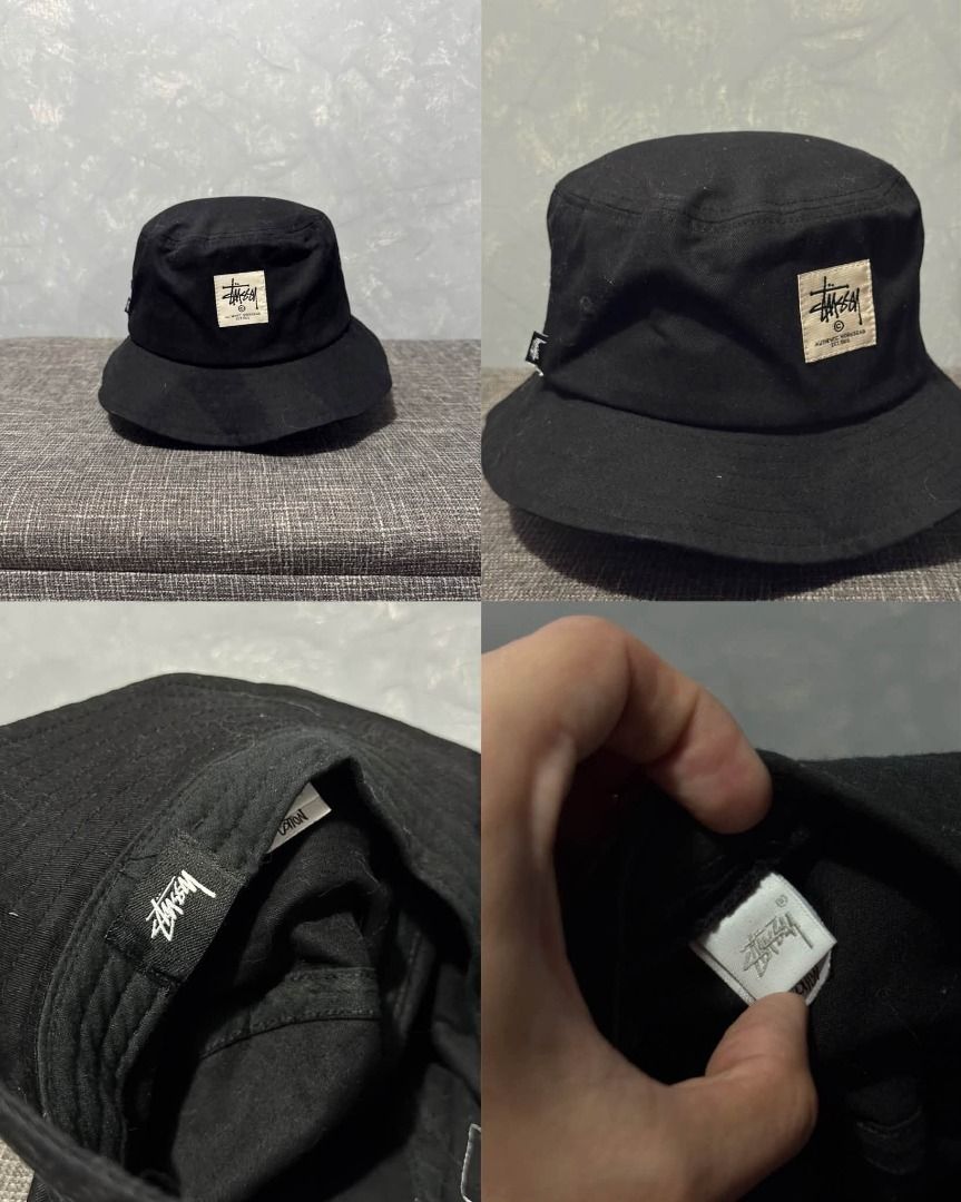 STUSSY WORKWEAR BUCKET HAT (Category: Caps & Hats) located in Baguio. Submitted by stockedclothing047 (Listing ID 1466746083, Image 1). Description: STUSSY WORKWEAR BUCKET HAT (EXCELLENT CONDITION) ONE SIZE FITS ALL.
