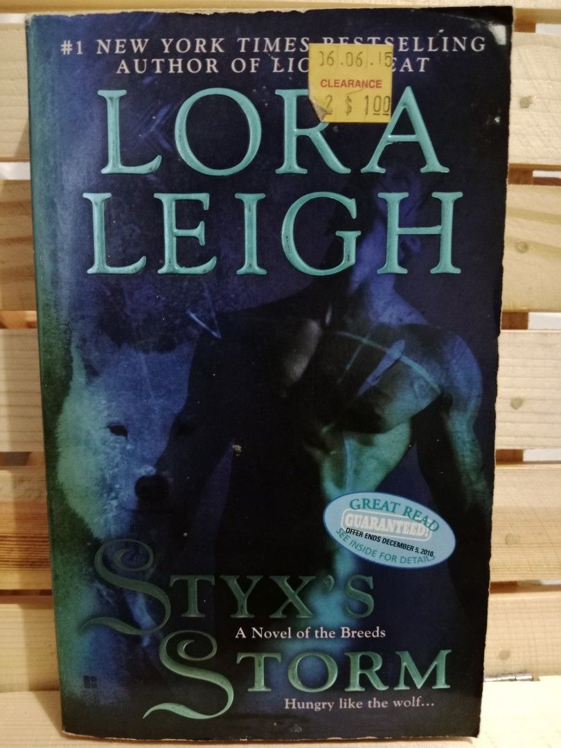 Styx's Storm by Lora Leigh (Category: Storybooks) located in Caba. Submitted by alyssa.m. (Listing ID 1466640346, Image 1). Description: .