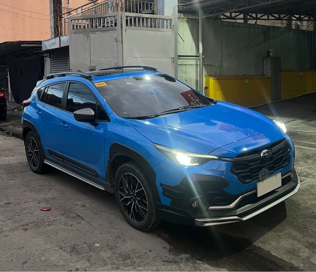 Subaru Crosstrek GT Edition Auto (Category: Used Cars) located in Manila. Submitted by yagamilori (Listing ID 1466671463, Image 1). Description: Selling our 2024 Subaru Crosstrek GT Edition in excellent condition. Negotiable. Year: 2024 Variant: Crosstrek GT Edition Mileage: 15,000 km only Condition: Well-maintained and clean Transmission: Automatic Engine: 2.0L Boxer Ownership: 1st owner.