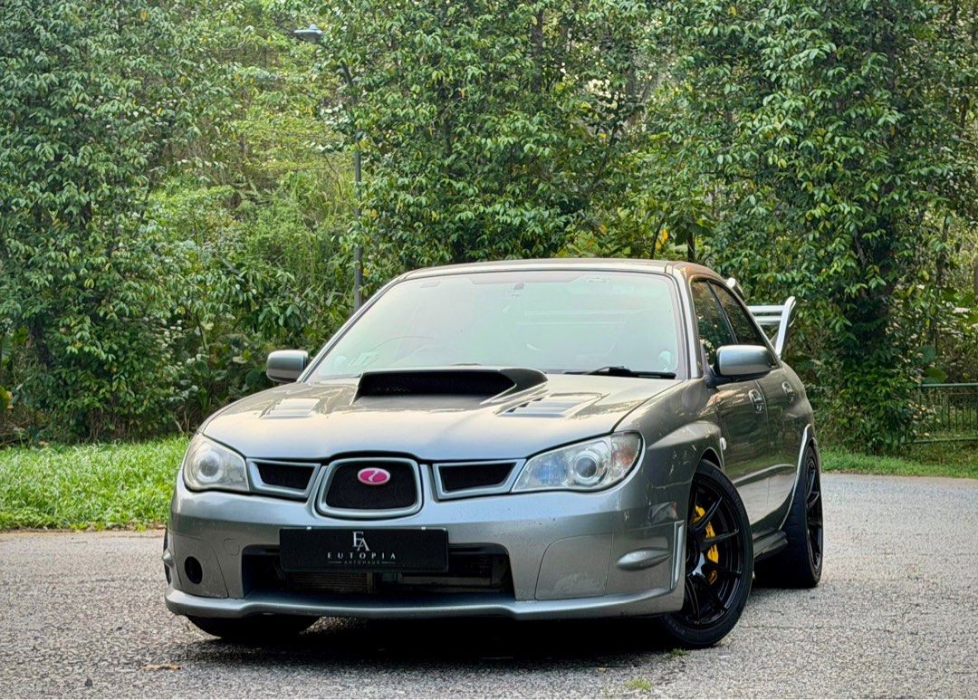 Subaru Impreza WRX 2.5 (M) (Category: Used Cars) located in Singapore. Submitted by joshhhhhyyy (Listing ID 1438716337, Image 1). Description: LM450 turbo. Freshly built Fully Forged EJ25 paired to the Indestructible 6 Speed STI Gearbox, rare Spec C seats, Link G4+, Full STI undercarriage, STI knuckles, full STI converted. Fujitsubo exhaust legal with Spec C equal length header and downpipe (legal) ETS top mount intercooler, twin oil cooler, brem