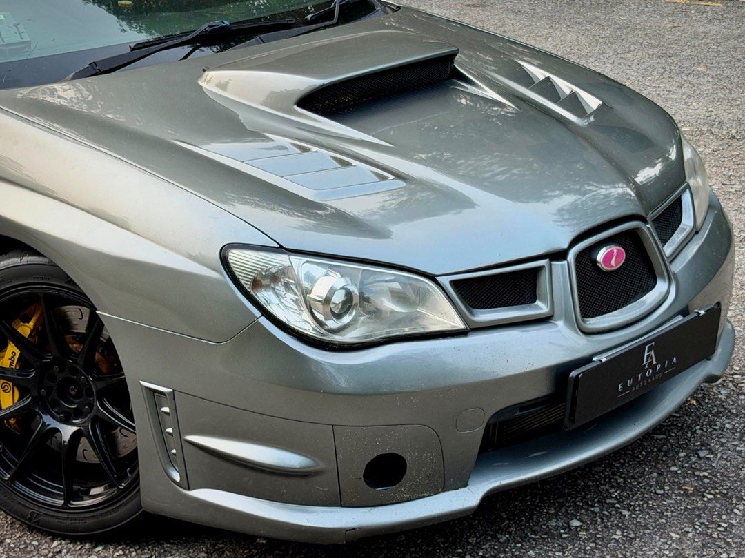 Subaru Impreza WRX 2.5 (M) (Category: Used Cars) located in Singapore. Submitted by joshhhhhyyy (Listing ID 1438716337, Image 3). Description: LM450 turbo. Freshly built Fully Forged EJ25 paired to the Indestructible 6 Speed STI Gearbox, rare Spec C seats, Link G4+, Full STI undercarriage, STI knuckles, full STI converted. Fujitsubo exhaust legal with Spec C equal length header and downpipe (legal) ETS top mount intercooler, twin oil cooler, brem