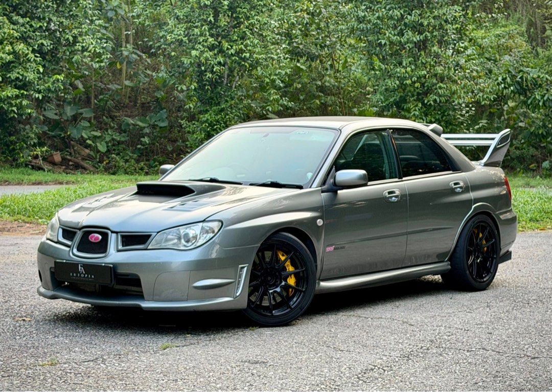 Subaru Impreza WRX 2.5 (M) (Category: Used Cars) located in Singapore. Submitted by joshhhhhyyy (Listing ID 1438716337, Image 2). Description: LM450 turbo. Freshly built Fully Forged EJ25 paired to the Indestructible 6 Speed STI Gearbox, rare Spec C seats, Link G4+, Full STI undercarriage, STI knuckles, full STI converted. Fujitsubo exhaust legal with Spec C equal length header and downpipe (legal) ETS top mount intercooler, twin oil cooler, brem