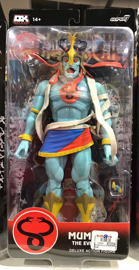 Super7 Thundercats Mumm-Ra DX Deluxe Action Figure (Category: Figurines & Statues) located in Navotas City. Submitted by miguelboogle (Listing ID 1466701668, Image 1). Description: Rfs: For my medical treatment - Brand: Super7 Thundercats Collection - Character: Mumm-Ra the Ever-Living deluxe action figure - Design: Classic blue-skinned mutant villain with horned helmet and wraps - Features: Fully articulated collector figure with accessories - C