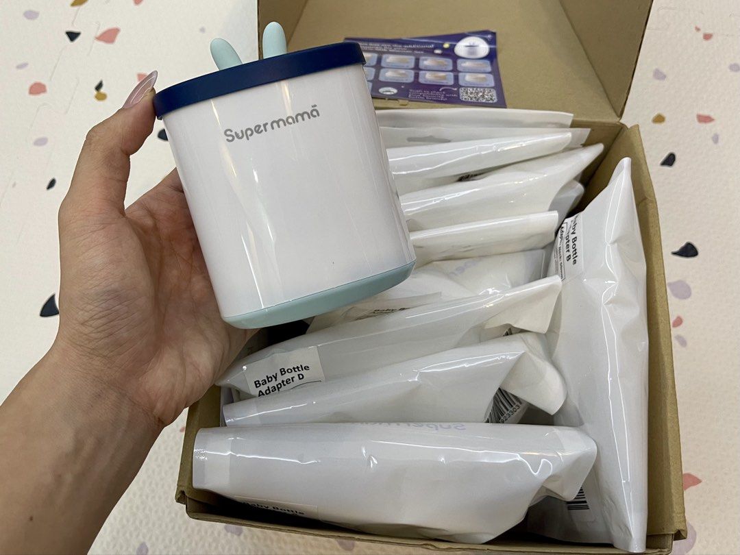 Supermama milk warmer (Category: Breastfeeding & Bottle Feeding) located in Antipolo. Submitted by chelsiesm (Listing ID 1466646124, Image 1). Description: Supermama milk warmer complete attachments (used twice 😅). No box but can provide pouch Negotiable.