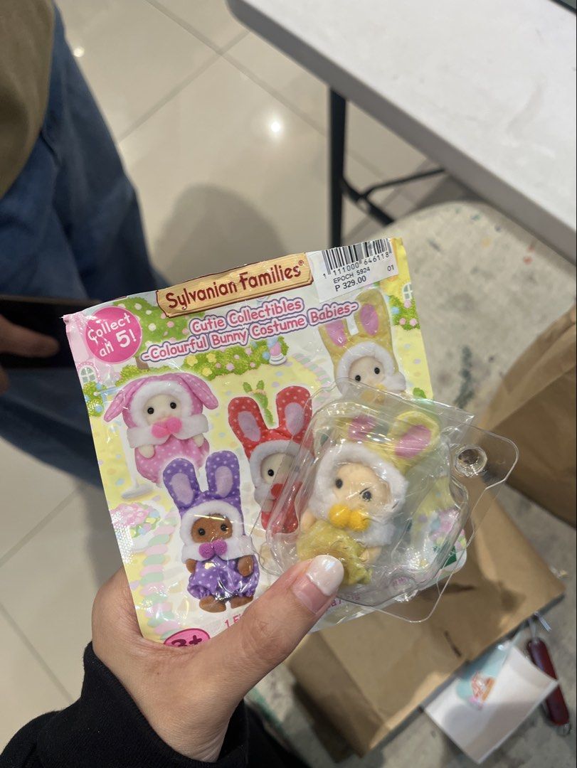 sylvanian families bunny babies (Category: Plushies & Soft Toys) located in Cainta. Submitted by ririchiyou (Listing ID 1466427927, Image 1). Description: 🧾 maribank or gotyme 🚚 sdd lbc ggx 📆 meet up at sm masinag only.