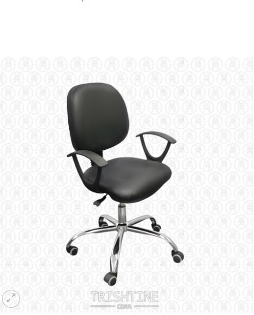 TCL-033 | Leatherette Clerical Chair (Category: Office Furniture & Fixtures) located in Caloocan City. Submitted by jim.trishtineofficefurnitures (Listing ID 1466619869, Image 1). Description: - Sleek black upholstery with a modern, clean design - Sturdy chrome 5-star base with smooth-rolling caster wheels - Ergonomic curved armrests and supportive backrest for all-day comfort - Easy-to-use height adjustment lever underneath the seat - Ideal upgr